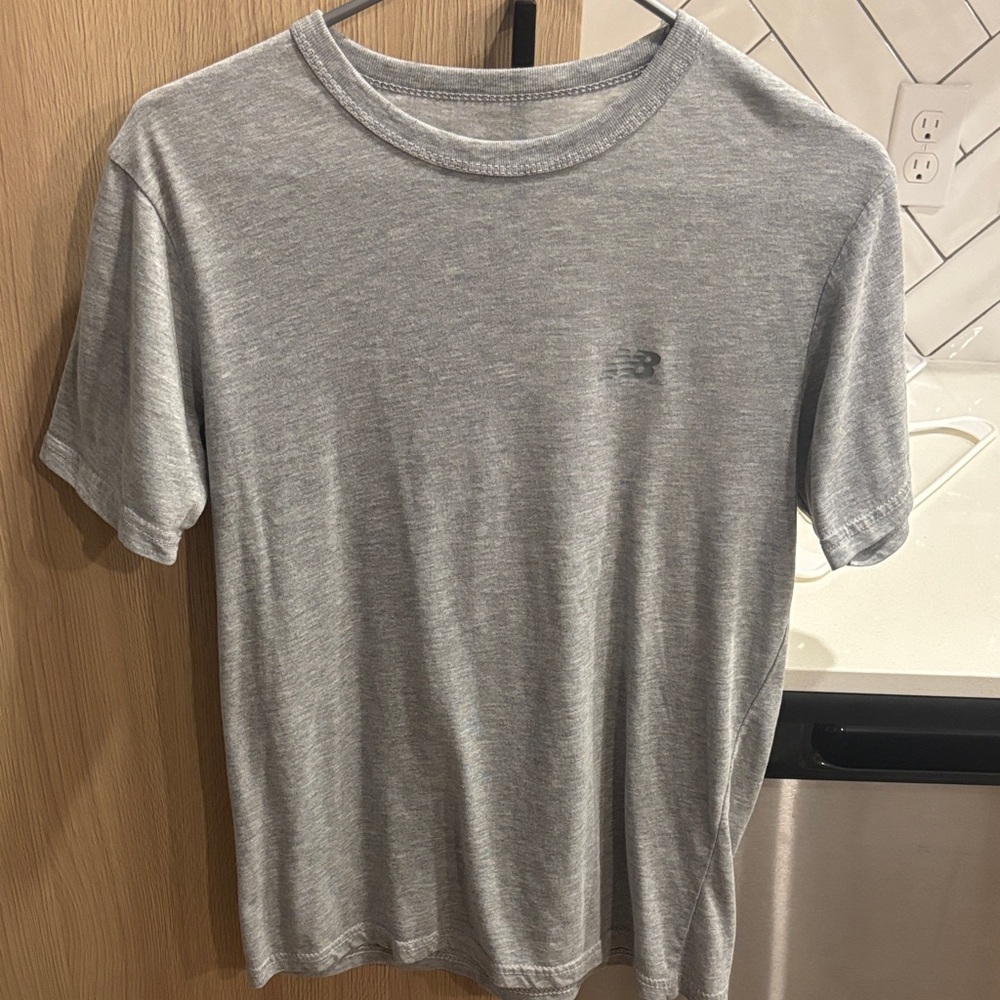 New Balance Heather Gray Short Sleeve Tee